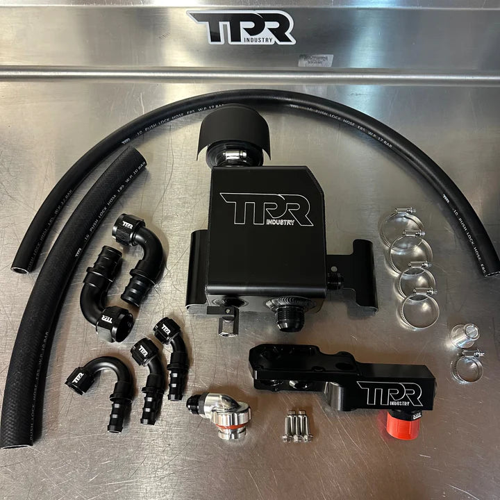 BLACK CRANKCASE BREATHER KIT - RZR